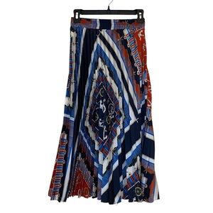 Zara Pleated Midi Skirt Size S